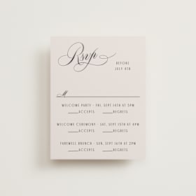 Multi-Event RSVP Cards