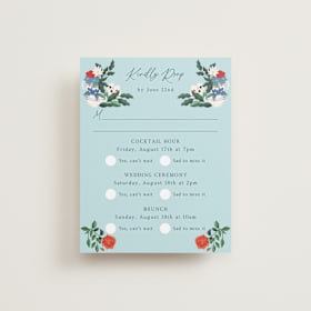 Multi-Event RSVP Cards