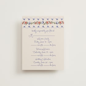 Multi-Event RSVP Cards