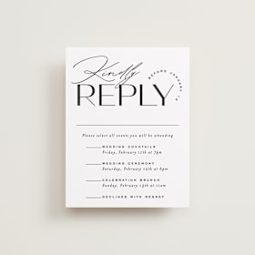 Multi-Event RSVP Cards