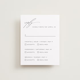 Multi-Event RSVP Cards