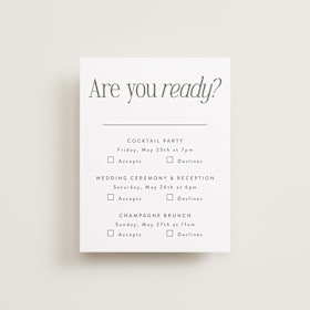Multi-Event RSVP Cards