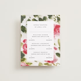 Multi-Event RSVP Cards