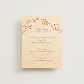 Multi-Event RSVP Cards