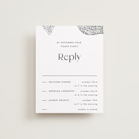 Multi-Event RSVP Cards