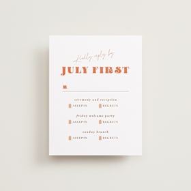 Multi-Event RSVP Cards