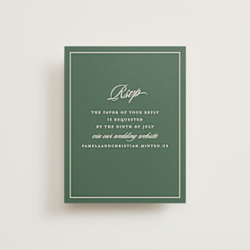 RSVP Online Enclosure Cards