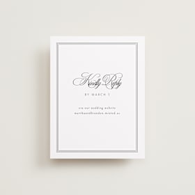 RSVP Online Enclosure Cards