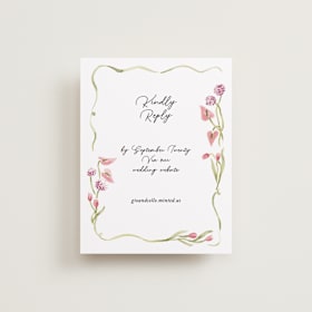 RSVP Online Enclosure Cards