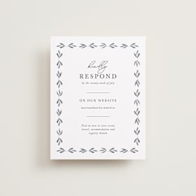 RSVP Online Enclosure Cards