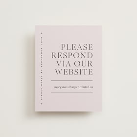 RSVP Online Enclosure Cards