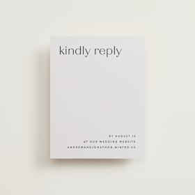 RSVP Online Enclosure Cards