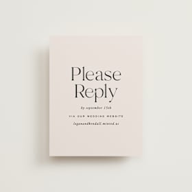 RSVP Online Enclosure Cards