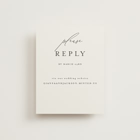 RSVP Online Enclosure Cards