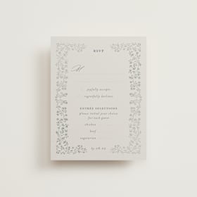Foil-Pressed RSVP Cards