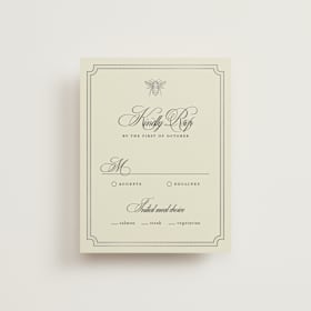 Foil-Pressed RSVP Cards