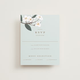 Foil-Pressed RSVP Cards