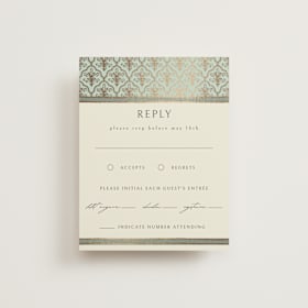 Foil-Pressed RSVP Cards