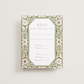 Foil-Pressed RSVP Cards