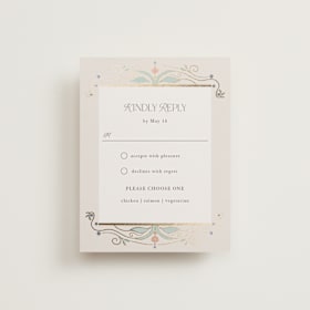 Foil-Pressed RSVP Cards