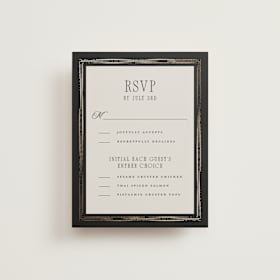 Foil-Pressed RSVP Cards