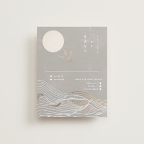 Foil-Pressed RSVP Cards
