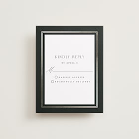 Foil-Pressed RSVP Cards