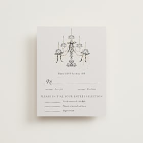 Foil-Pressed RSVP Cards