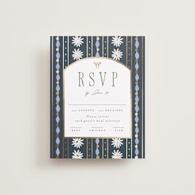 Foil-Pressed RSVP Cards