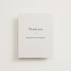 Wedding Thank You Cards