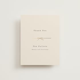 Foil-Pressed Wedding Thank You Cards