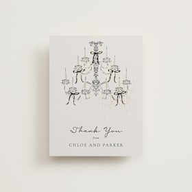 Foil-Pressed Wedding Thank You Cards