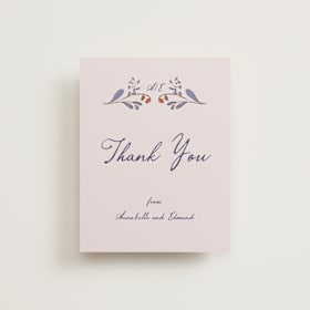 Foil-Pressed Wedding Thank You Cards