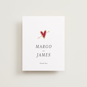 Foil-Pressed Wedding Thank You Cards