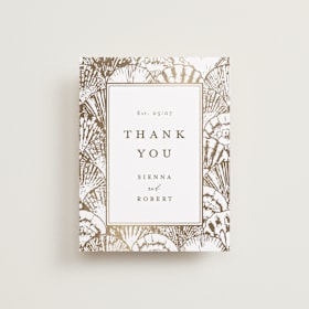 Foil-Pressed Wedding Thank You Cards