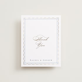 Foil-Pressed Wedding Thank You Cards