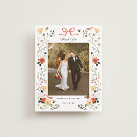 Foil-Pressed Wedding Thank You Cards