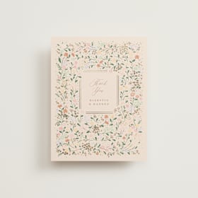 Foil-Pressed Wedding Thank You Cards