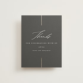 Foil-Pressed Wedding Thank You Cards