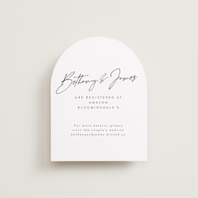 Bridal Shower Insert Cards