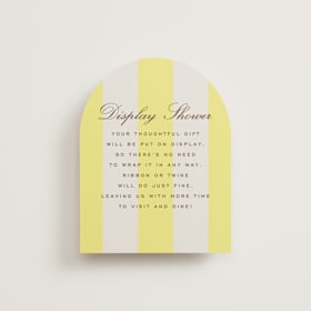 Bridal Shower Insert Cards