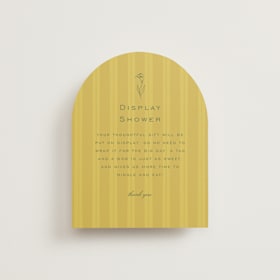Bridal Shower Insert Cards