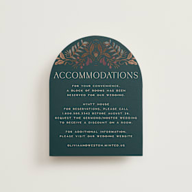 Foil-Pressed Direction Cards