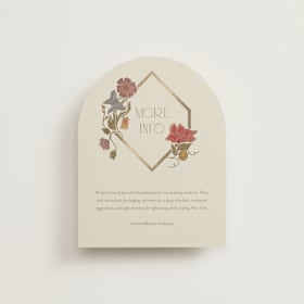 Foil-Pressed Direction Cards