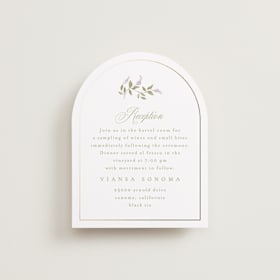 Foil-Pressed Reception Cards