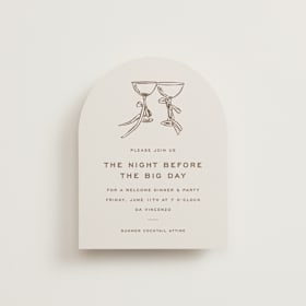 Rehearsal Dinner Cards