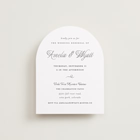 Rehearsal Dinner Cards