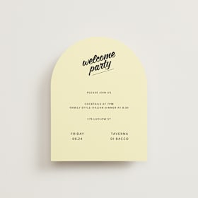 Rehearsal Dinner Cards
