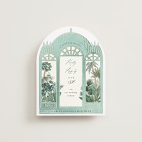 Foil-Pressed RSVP Online Enclosure Cards