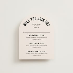 Multi-Event RSVP Cards